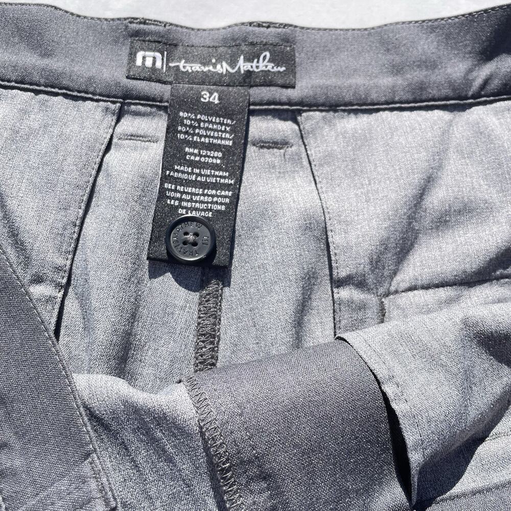 Travis Mathew Gray Color Block Performance Shorts… - image 2